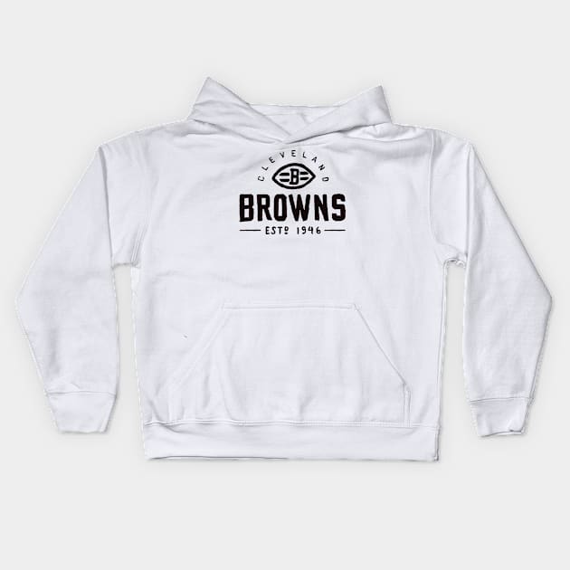 Cleveland Broooowns 10 Kids Hoodie by Very Simple Graph